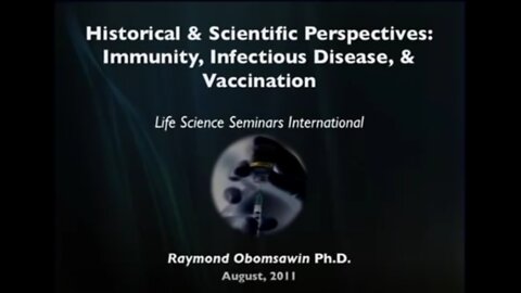 Immunity Infectious Disease and Vaccination - Raymond Obomsawin