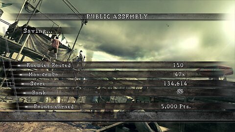 PS4 Resident Evil 5 Mercenaries United Solo Public Assembly Chris Warrior 150 kills