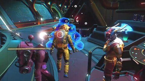 Messing with players on the Nexus (No Man's Sky)