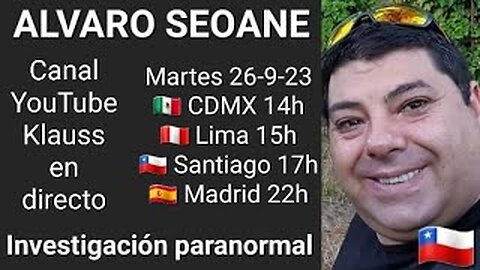Investigación paranormal // Alvaro Seoane 🇨🇱 @InframundoParanormal (26-9-23)