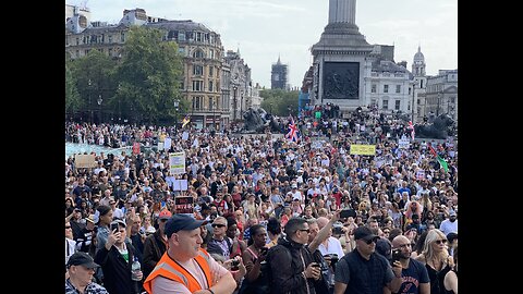 Second rally at Trafalgar Square on 19/09/2020 against lockdown & loss of civil liberties