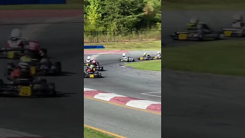 The fight is close! #racing #gokart