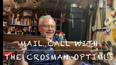 Mail call with the Crosman Optimus .177 caliber break barrel springer pellet rifle. Up to 1200 fps!