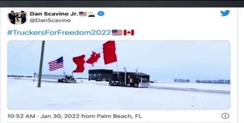 Canadian - American Truckers Freedom Convoy for Humanity