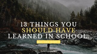 13 Survival Skills You Should Have Learned in School (But You Didn't)