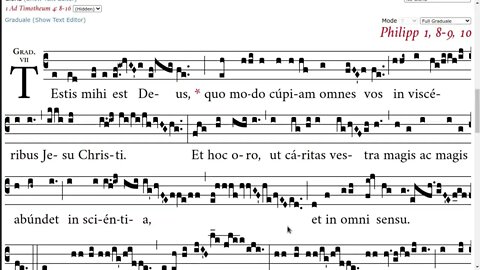 Testis mihi est - Gradual for St Anthony Mary Zaccaria