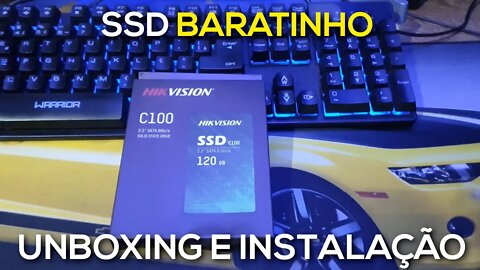 Unboxing e Instalação SSD 120GB HikVision C100