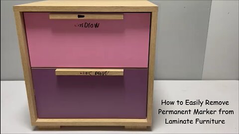 How to Easily Remove Permanent Marker from Laminate Furniture