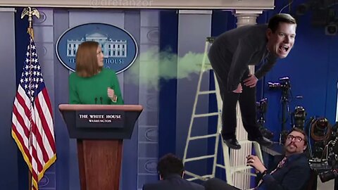 Strange noise in the White House Press Briefing Room - meme video