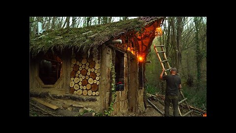 6 DAYS BUILDING A FAIRY TALE HOUSE IN THE FOREST #3