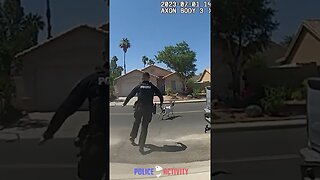 Glendale Cops Chasing Loose Goats