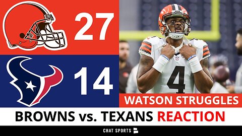 Deshaun Watson Struggles In Browns Debut