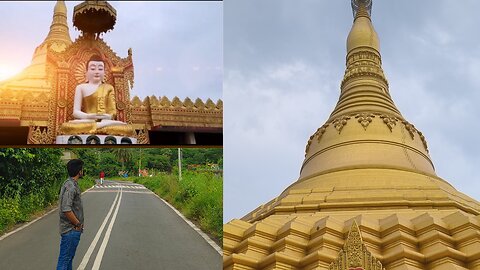 Devotees of many faiths are drawn to the golden pagoda ll#pagoda#golden pagoda#Mindful Travel