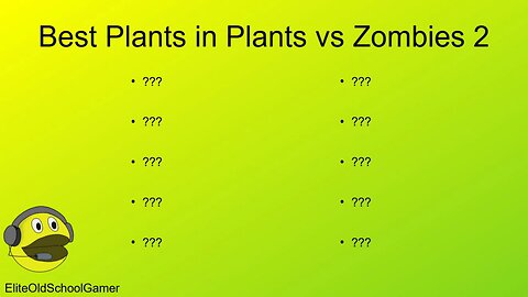 Plants vs Zombies 2 - Strategy - What are the Top Plants in PvZ 2? - November 2023