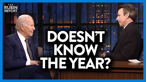 Watch Seth Meyers Reaction When Joe Biden Doesn’t Know the Year