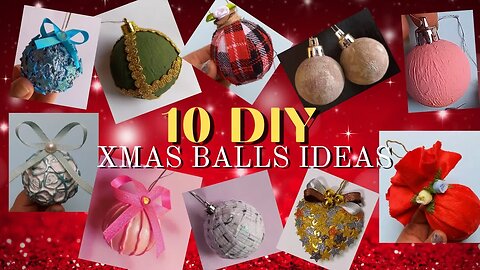 10 DIY Christmas Ornaments Decoration Ideas | Christmas Tree Decorations |Christmas Crafts/