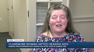 Claremore woman gifted hearing aids