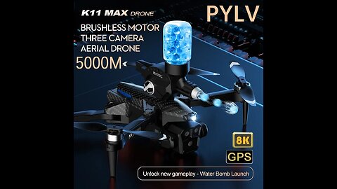PYLV K11 Max RC Drone Professional Aerial Photography Aircraft Three-Camera