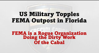 Military Topples a FEMA Outpost in Florida when caught Looting Homes!.