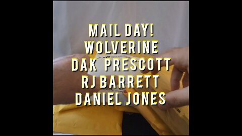 MAIL DAY: Wolverine, Dak Prescott, Marvel, RJ Barrett, XMen Metal, Daniel Jones and more!