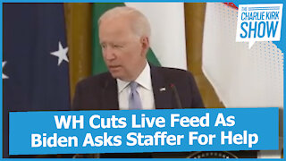 WH Cuts Live Feed As Biden Asks Staffer For Help