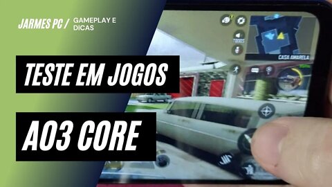 Teste em jogos Samsung Galaxy A03 Core SM-A032M [Decepcionante], Call of Duty Mobile e Free Fire MAX