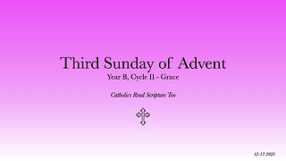 Third Sunday of Advent - 12/17/2023