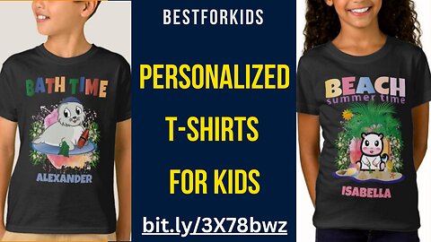PERSONALIZED T-SHIRTS FOR KIDS | KIDS WEAR | KIDS FASHION |