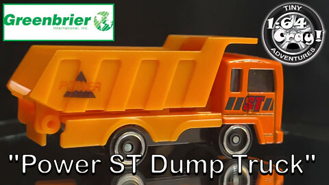 "Power ST Dump Truck" in Orange- Model by Greenbrier Int. Inc.