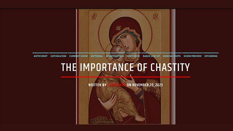 The Importance Of Chastity