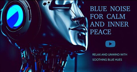 Blue Noise for Inner Calm and Serenity - BLACK SCREEN