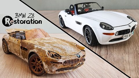 Restoration BMW Z8 Roadster Abandoned Model Car