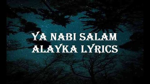 Ya Nabi Salam Alayka | Without Music | lyrics & translation || so sweet voice 🥰😍❤️
