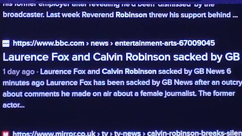 #calvin robinson, #LaurenceFox,