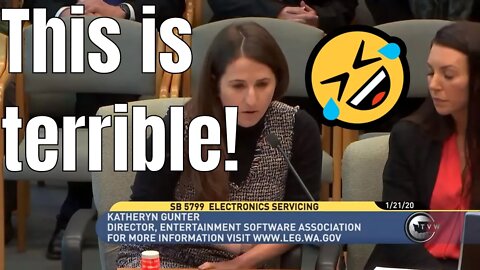 The ESA broke my brain with this awful testimony from Kathryn Gunter