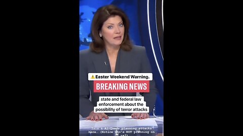 MAINSTREAM NEWS MEDIA🎬🎤👩‍💼EASTER WEEKEND WARNING🏁🥷AMERICA SECURITY🚨⚠️💫