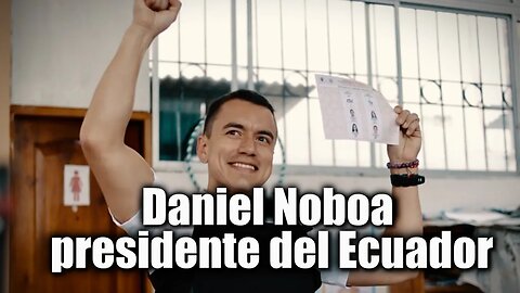 🛑🎥Daniel Noboa: Nuevo presidente del Ecuador tras derrotar a la abogada correísta Luisa González👇👇