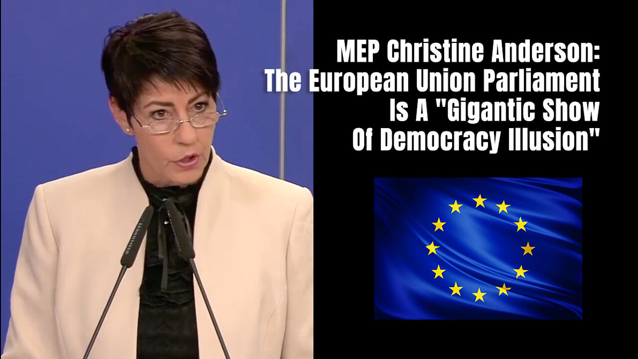 MEP Christine Anderson (Germany): The EU Parliament Is A 