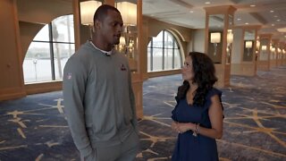 Cleveland Browns QB Deshaun Watson has one-on-one interview with Aditi Kinkhabwala
