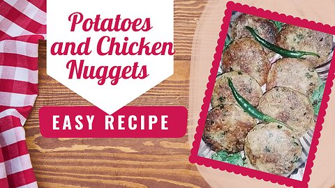 How To Make Delicious Chicken & Potato Nuggets Recipe in Hindi | Kitchen With Musfara