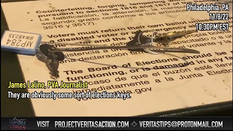 Project Veritas Reveals Election Keys Left Unattended At Drop Box