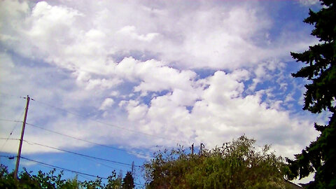 IECV TLV #51 - 👀 Time Lapse Wide Shot Of Clouds In The Sky 6-26-2019