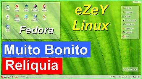 eZeY Linux Fedora. 32 e 64 bit. Baú do Linux - Relíquias