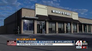 Shawnee police investigate two burglaries