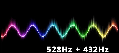 Rain sounds 528Hz & 432Hz - DNA repair wavelength | Stress relief | Black Screen