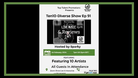 Sparky's Ten10-Diverse Show Ep 91