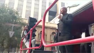 Malema addresses supporters