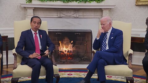 Indonesian President to Biden: Do More to "Stop the Atrocities... Ceasefire is a Must"