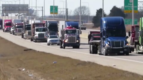 The People’s Convoy USA 2022 And Freedom Convoy USA Be Trucker Strong Rolling Through Our America!!!