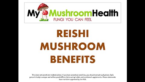 Reishi Mushroom Benefits - My Mushroom Health